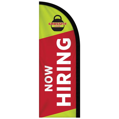 6' Double Sided Custom Portable Half Drop Banners