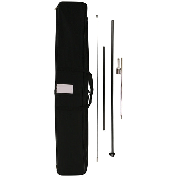 6' Double Sided Portable Half Drop Banner w/ Hardware Set