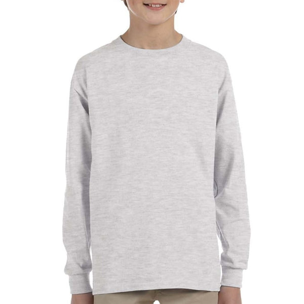 Gildan 6.1 oz 100% Preshrunk Youth Long Sleeve T-Shirt
