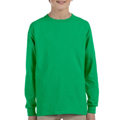 Gildan 6.1 oz 100% Preshrunk Youth Long Sleeve T-Shirt