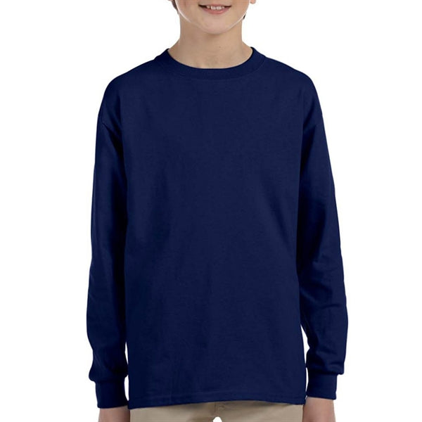 Gildan 6.1 oz 100% Preshrunk Youth Long Sleeve T-Shirt