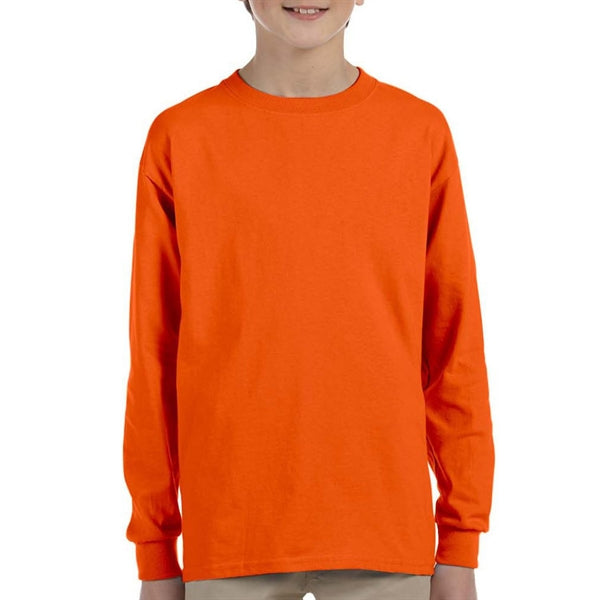 Gildan 6.1 oz 100% Preshrunk Youth Long Sleeve T-Shirt