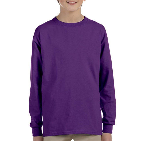 Gildan 6.1 oz 100% Preshrunk Youth Long Sleeve T-Shirt
