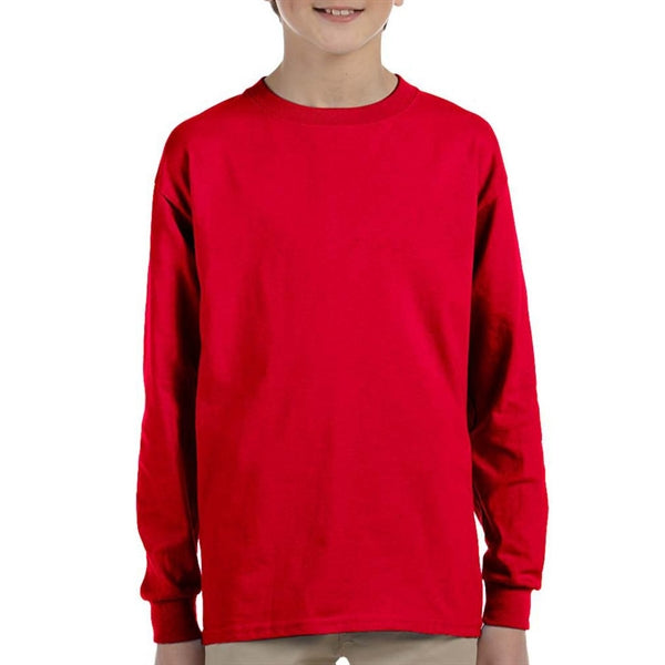 Gildan 6.1 oz 100% Preshrunk Youth Long Sleeve T-Shirt