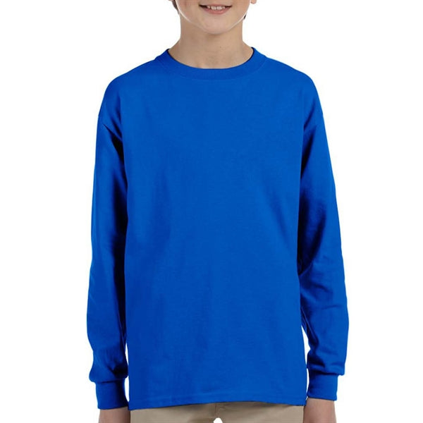 Gildan 6.1 oz 100% Preshrunk Youth Long Sleeve T-Shirt