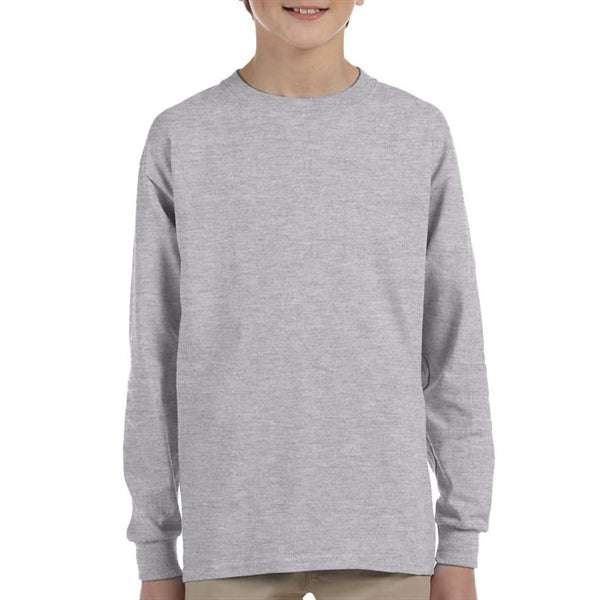 Gildan 6.1 oz 100% Preshrunk Youth Long Sleeve T-Shirt