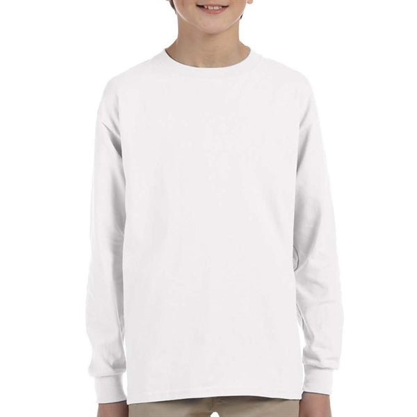 Gildan 6.1 oz 100% Preshrunk Youth Long Sleeve T-Shirt