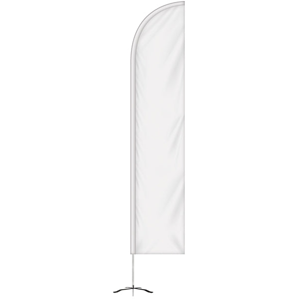 10' Double Sided Half Drop Banner w/ Premium Hardware & Base