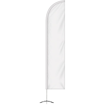 10' Double Sided Half Drop Banner w/ Premium Hardware & Base