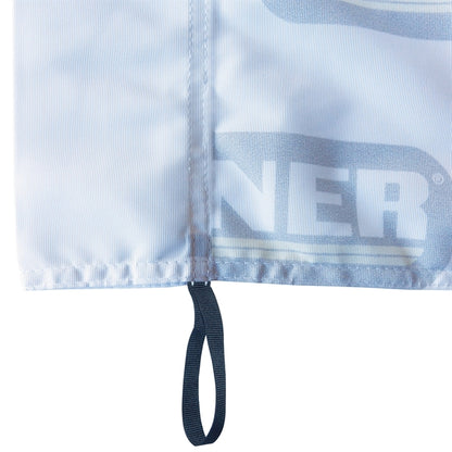 10' Double Sided Half Drop Banner w/ Premium Hardware & Base