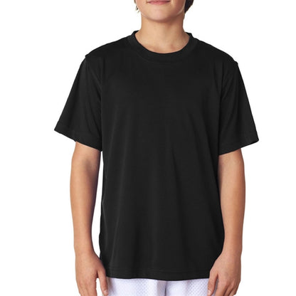 UltraClub 4 oz 100% Micro-Polyester Youth  T-Shirt