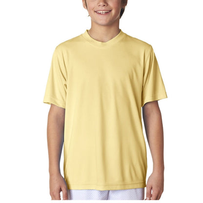 UltraClub 4 oz 100% Micro-Polyester Youth  T-Shirt