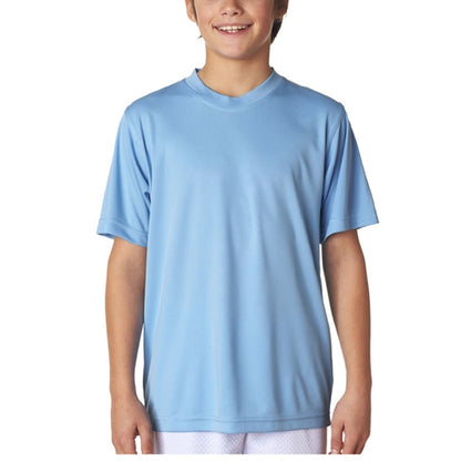 UltraClub 4 oz 100% Micro-Polyester Youth  T-Shirt