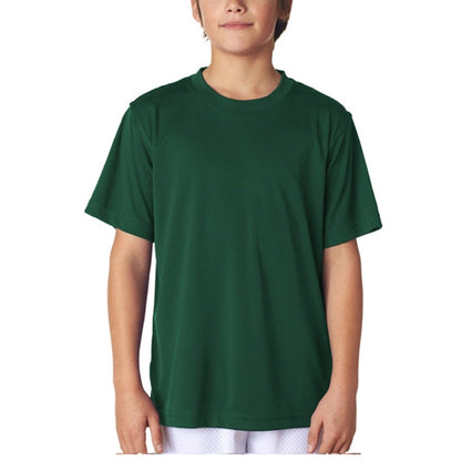 UltraClub 4 oz 100% Micro-Polyester Youth  T-Shirt