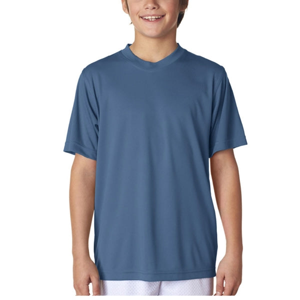 UltraClub 4 oz 100% Micro-Polyester Youth  T-Shirt