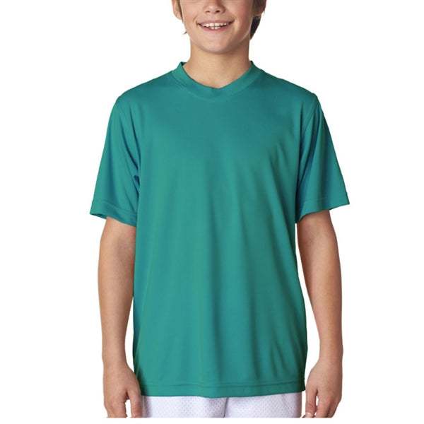 UltraClub 4 oz 100% Micro-Polyester Youth  T-Shirt