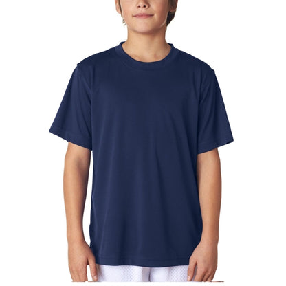 UltraClub 4 oz 100% Micro-Polyester Youth  T-Shirt