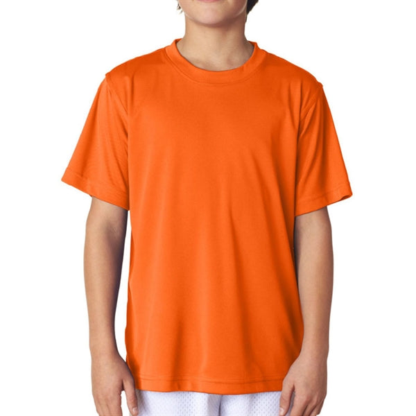 UltraClub 4 oz 100% Micro-Polyester Youth  T-Shirt