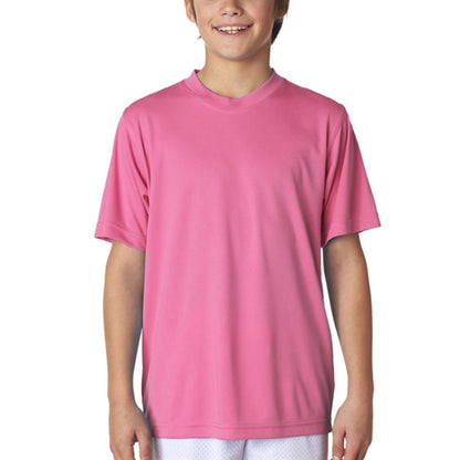 UltraClub 4 oz 100% Micro-Polyester Youth  T-Shirt