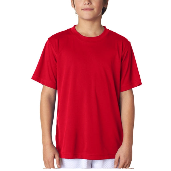 UltraClub 4 oz 100% Micro-Polyester Youth  T-Shirt