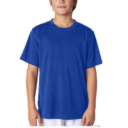 UltraClub 4 oz 100% Micro-Polyester Youth  T-Shirt
