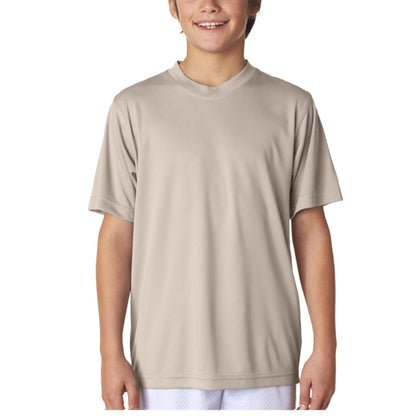 UltraClub 4 oz 100% Micro-Polyester Youth  T-Shirt