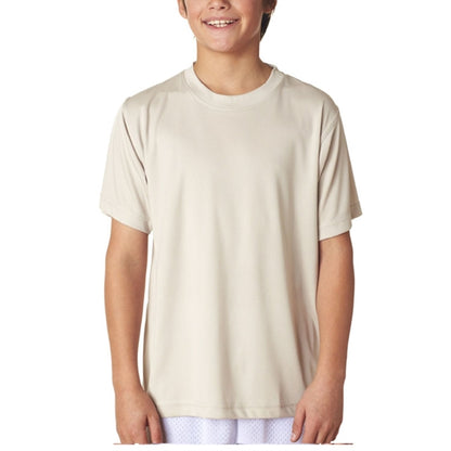 UltraClub 4 oz 100% Micro-Polyester Youth  T-Shirt