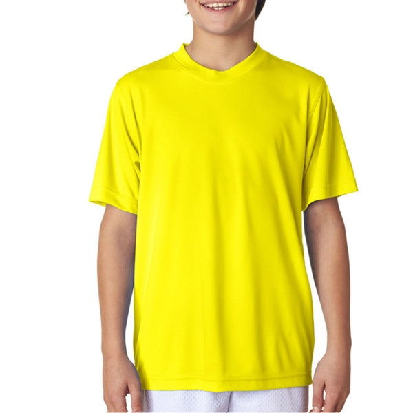 UltraClub 4 oz 100% Micro-Polyester Youth  T-Shirt
