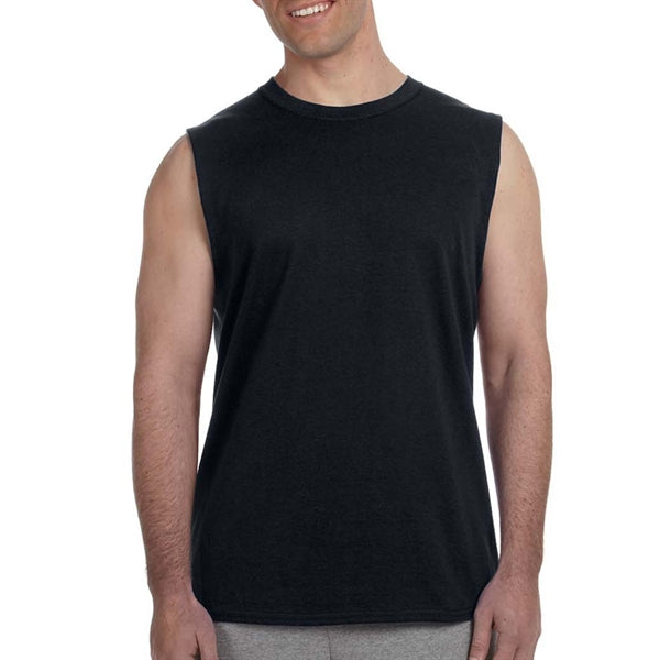 Gildan 6.1 oz 100% Preshrunk Jersey Knit Sleeveless T-Shirt