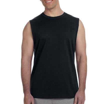 Gildan 6.1 oz 100% Preshrunk Jersey Knit Sleeveless T-Shirt