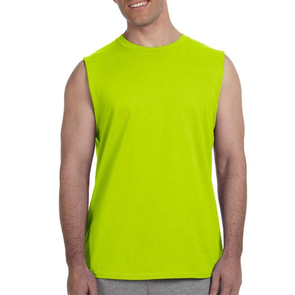 Gildan 6.1 oz 100% Preshrunk Jersey Knit Sleeveless T-Shirt