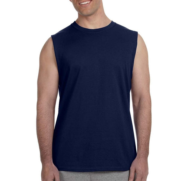 Gildan 6.1 oz 100% Preshrunk Jersey Knit Sleeveless T-Shirt