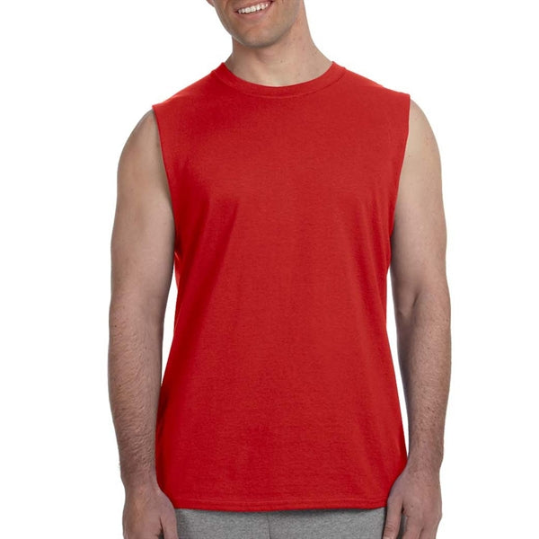 Gildan 6.1 oz 100% Preshrunk Jersey Knit Sleeveless T-Shirt