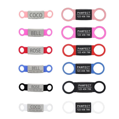 Silicone Stainless Steel Dog ID Tag