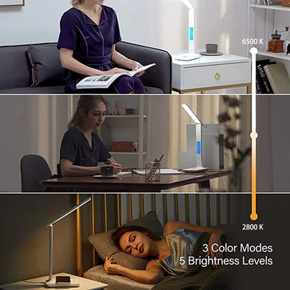 Led Desk Lamp With Wireless Charger