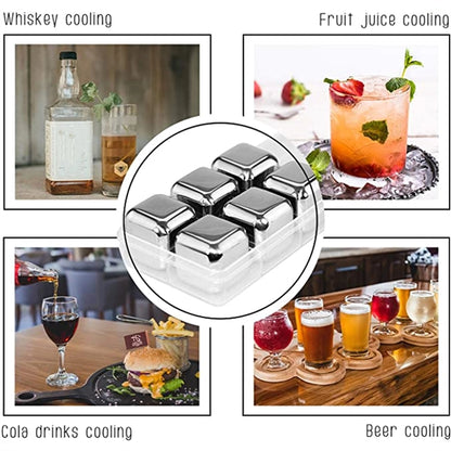 Stones Stainless Steel Ice Cube