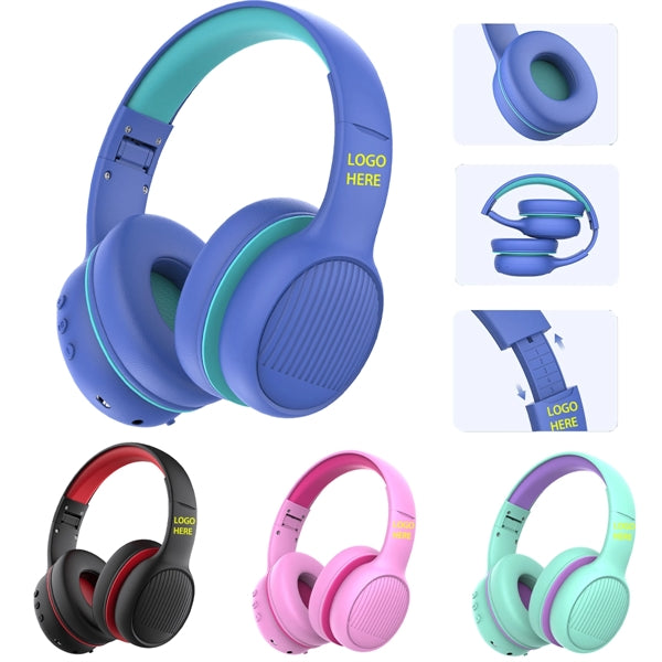 Headphones Bluetooth Wireless Kids Volume Limit