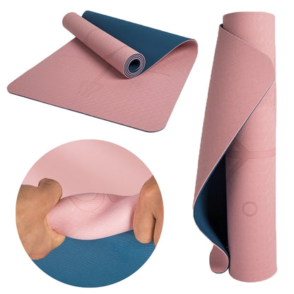 Yoga Mat With Alignment Lines
