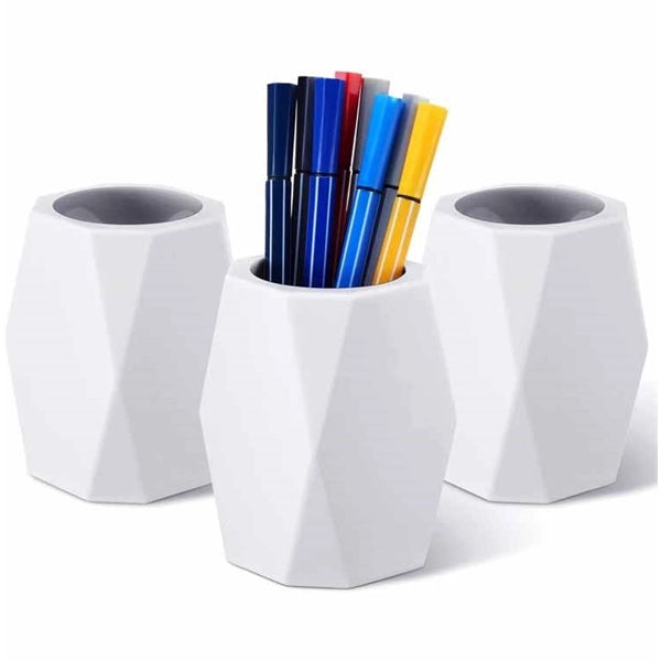 Geometric Silicone Pencil Holder
