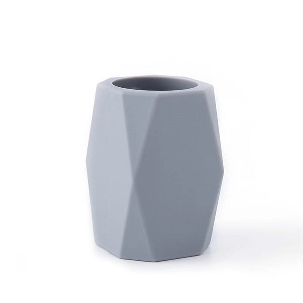 Geometric Silicone Pencil Holder