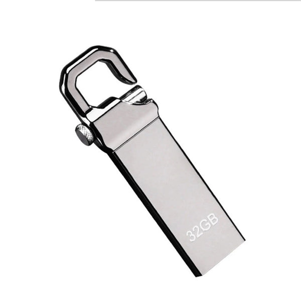 Sleek Metal Keychain Style Fast USB Drive