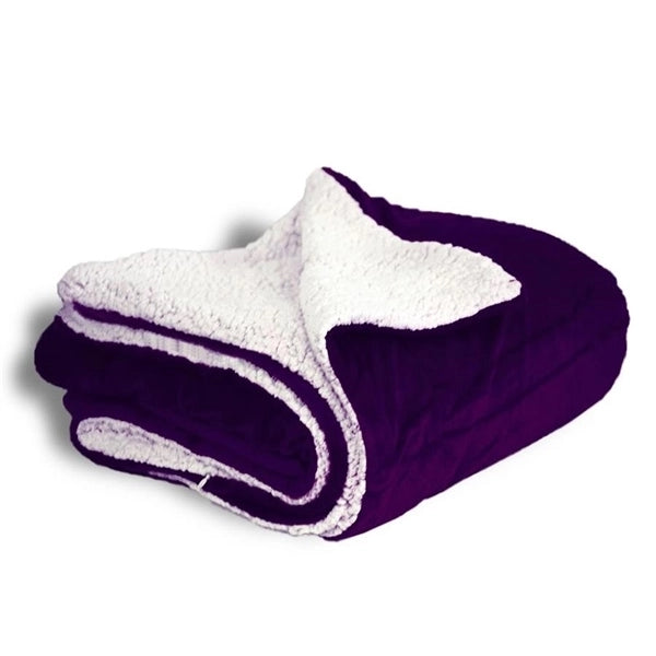 Micro Mink Sherpa Blanket (50" x 60")
