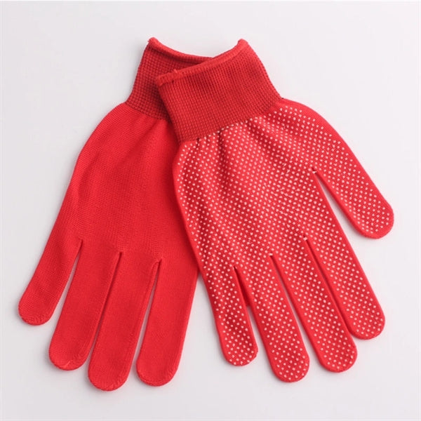 Nylon Labor Protection Work Gloves Non-Slip Pvc Dot