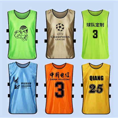 Cotton Mesh Scrimmage Team Practice Vest Pinnies Jersey