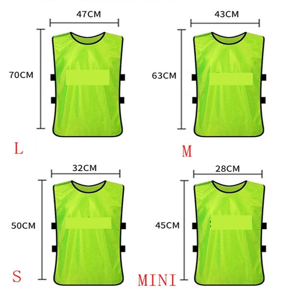 Cotton Mesh Scrimmage Team Practice Vest Pinnies Jersey