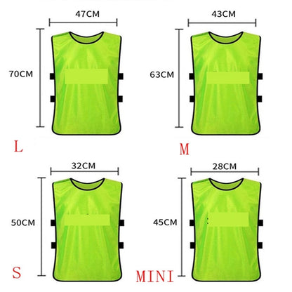 Cotton Mesh Scrimmage Team Practice Vest Pinnies Jersey