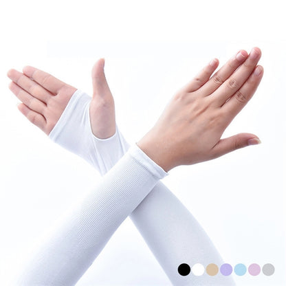 Unisex Ice Silk Arm Sleeves
