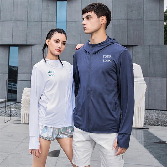 Upf 50+ Sun Protection Zip Up Hoodie