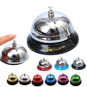 Desktop Service Basics Metal Dinner Call Bell 3.34"