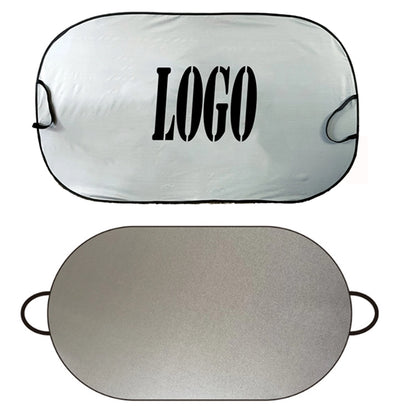 Foldable Single Panel Auto Sun Shade W/ Pouch